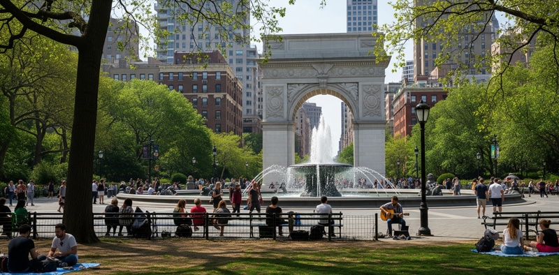 Greenwich Village in New York